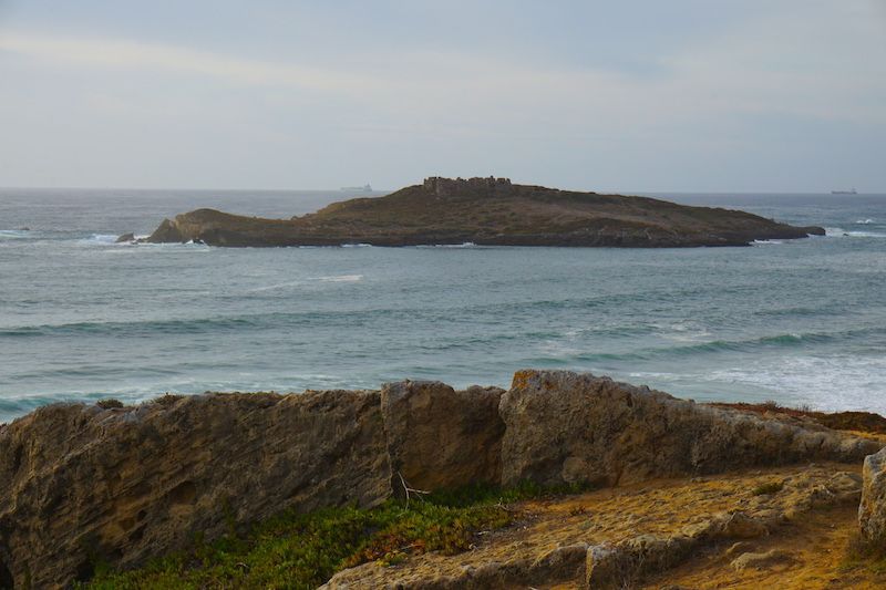 La isla de Pessegueiro desde la playa